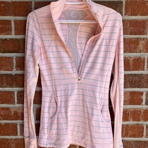 Lululemon Star Runner Pullover Slalom Stripe Pink